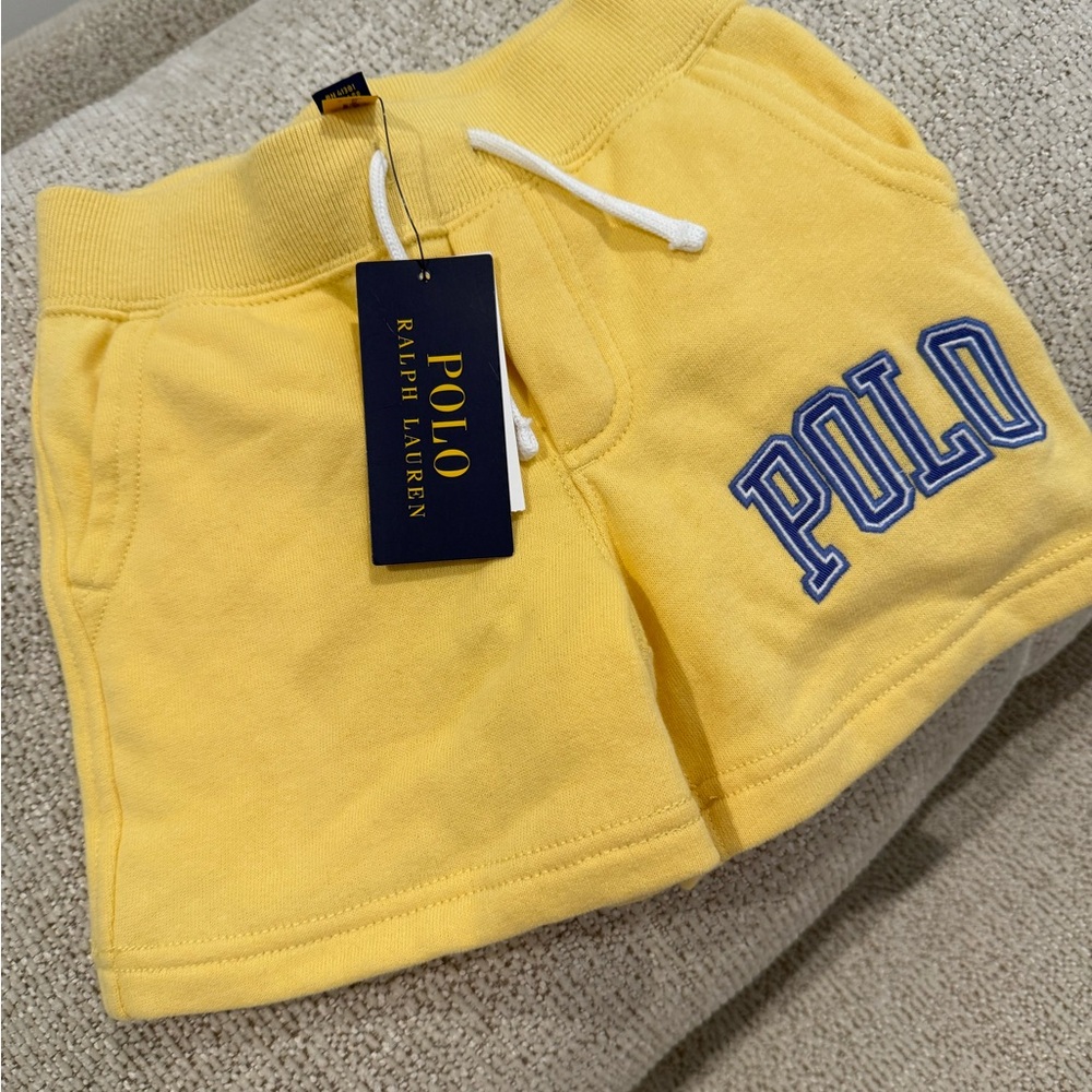 Ralph Lauren Sunny Yellow Kids Shorts